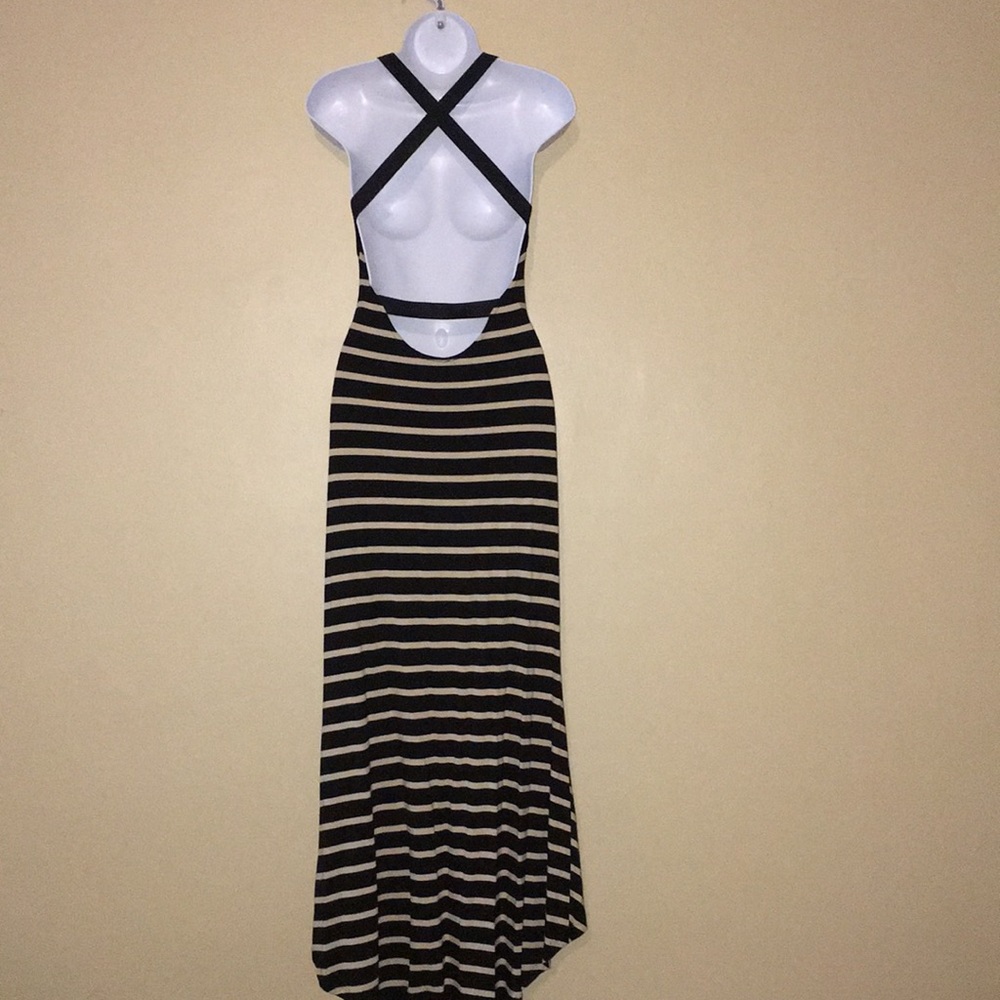 Host Pick Bebe Open Back Maxi Dress Size Xs - image 2